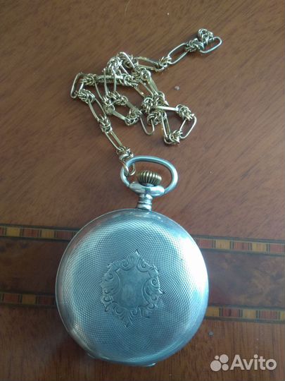 Часы карманные серебряные швейцарские