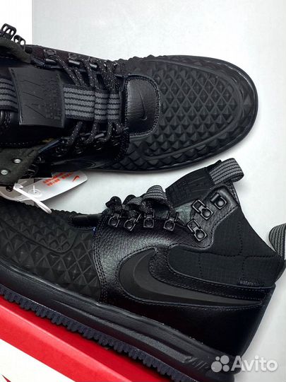 Ботинки зимние nike lunar force 1 натуральный мех