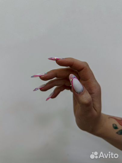 Маникюр наращивание