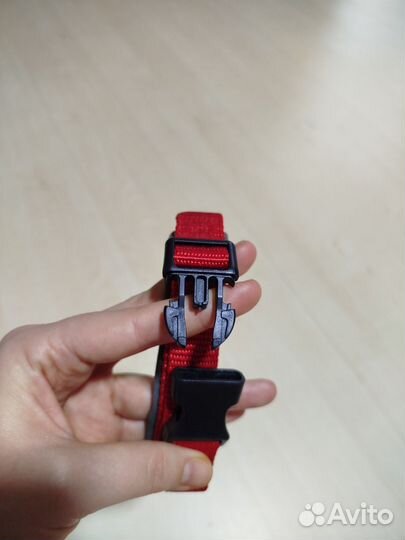 Ошейник для собак светоотражающий мягкий, 38-46см