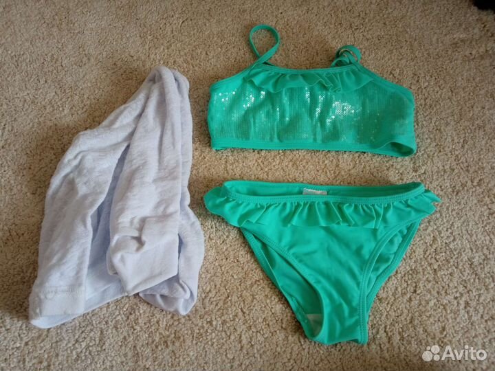 Вещи пакетом на девочку от 122