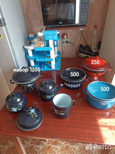 Эмалированная посуда СССР новая