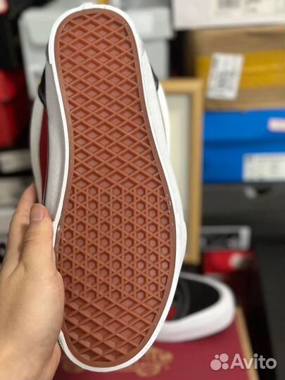 Кеды Vans Knu Skool Premium Black red