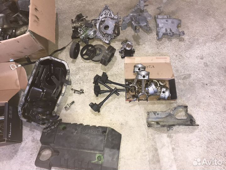 Двигатель по запчастям Mitsubishi 4g15 GDi