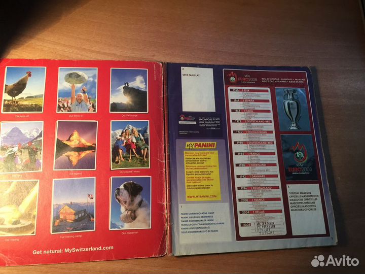 Альбом panini evro - 2008