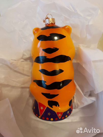 Елочная игрушка xmas toys тигр