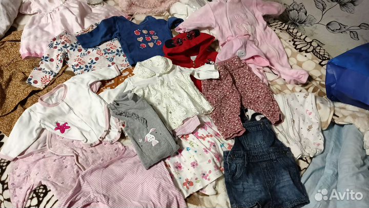 Детские вещи пакетом 56 68