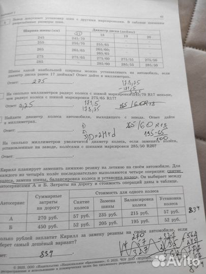 ОГЭ Математика 36 вариантов