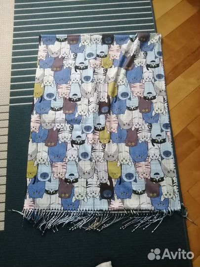 Палантин коты и клетка