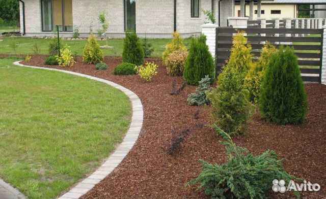 Кора лиственницы мульча