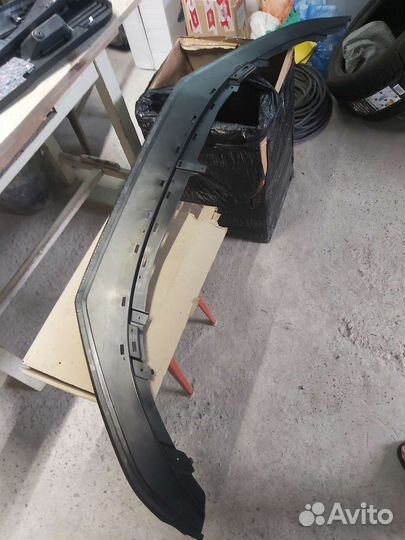 Защита спойлер бампера VW polo