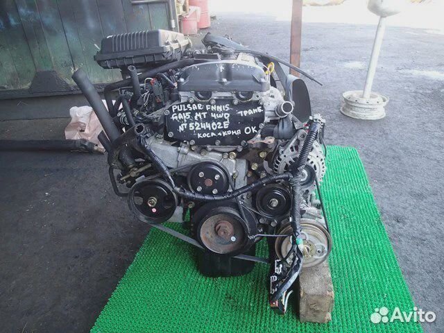 Двигатель Nissan Wingroad WFY10 ga15de