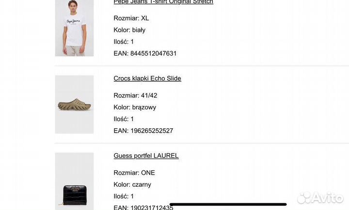 Crocs Echo Slide, оригинал