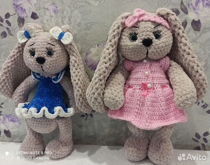 Зайки ручной работы