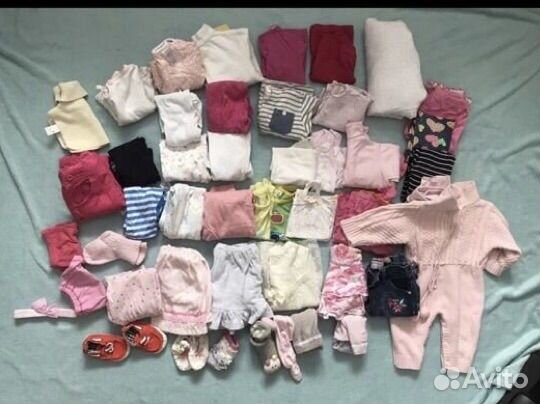 Детские вещи пакетом на девочку 68