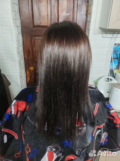 Кератиновое выпрямление волос