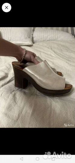 Босоножки женские 40 размер кожа новые