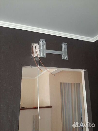 Установка магистрали для кондиционера