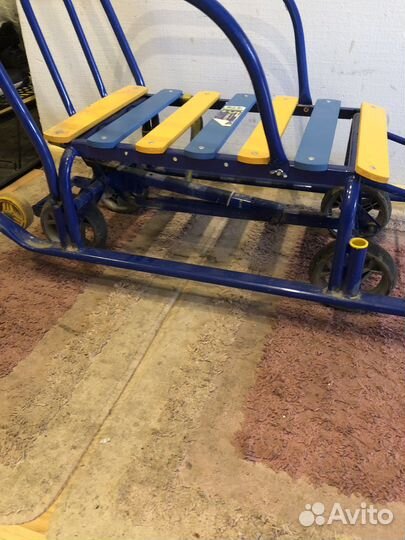 Детские санки с колесами