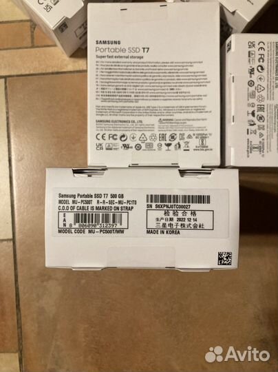 Внешний SSD 500GB Samsung T7