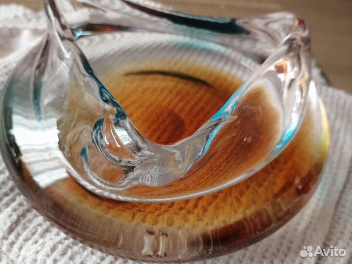 Пепельница малахитовая СССР, Чехия