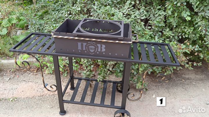Мангалы. Мангал с крышей. Мангал казан