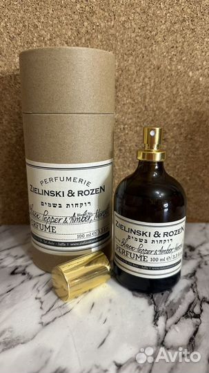 Духи Zelinski & rozen Black Pepper &Amber, Neroli