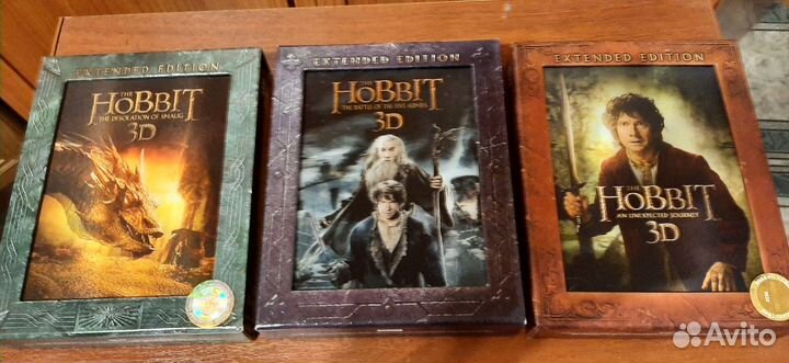 Хоббит Extended Edition Blu ray + Blu ray 3D