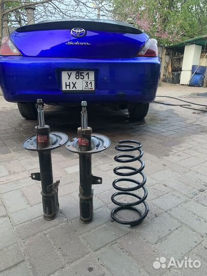 Амортизаторы и пружина задние