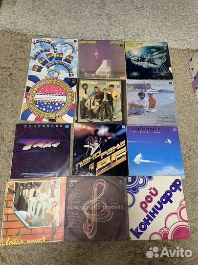 Виниловые пластинки СССР