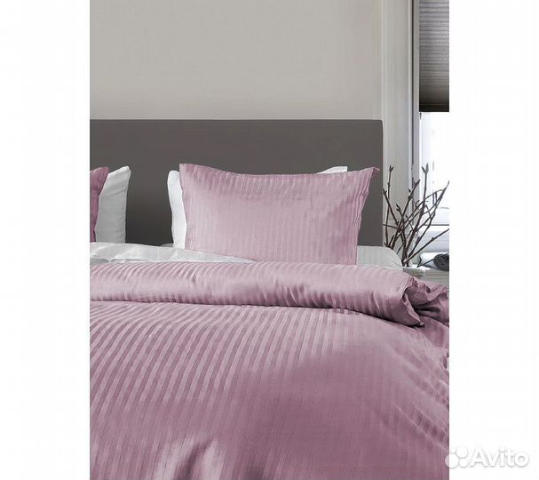 Постельное белье GoodNight Страйп-сатин 1,5 сп. (с