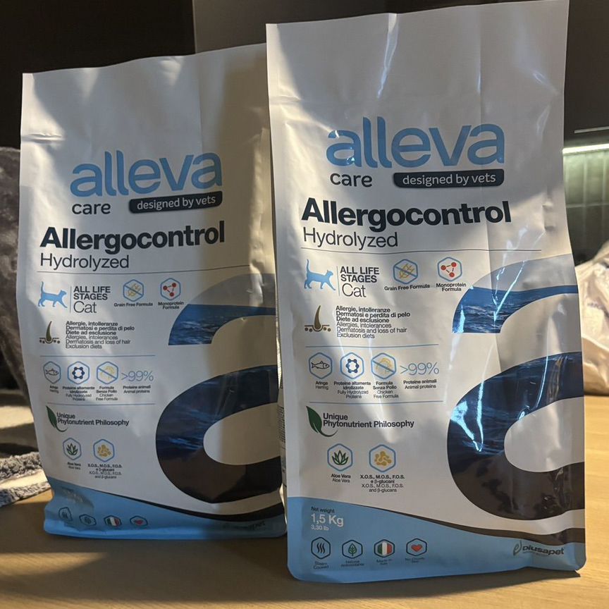 Корм для кошек alleva allergocontrol