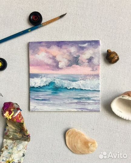 Мастер-класс акрилом, маслом, эпоксидной смолой