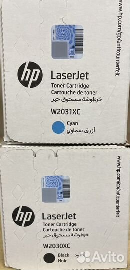 Картриджи оригинальные HP w2030,w2031,w2032,w2033