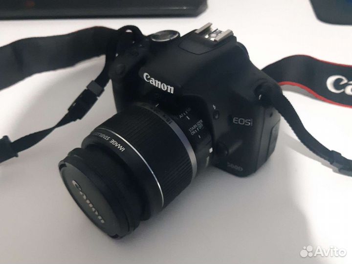 Зеркальный фотоаппарат canon 500d с сумкой