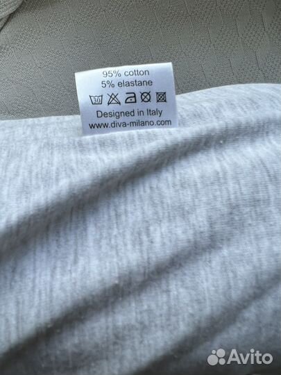 Трикотажный слинг Diva Milano серый