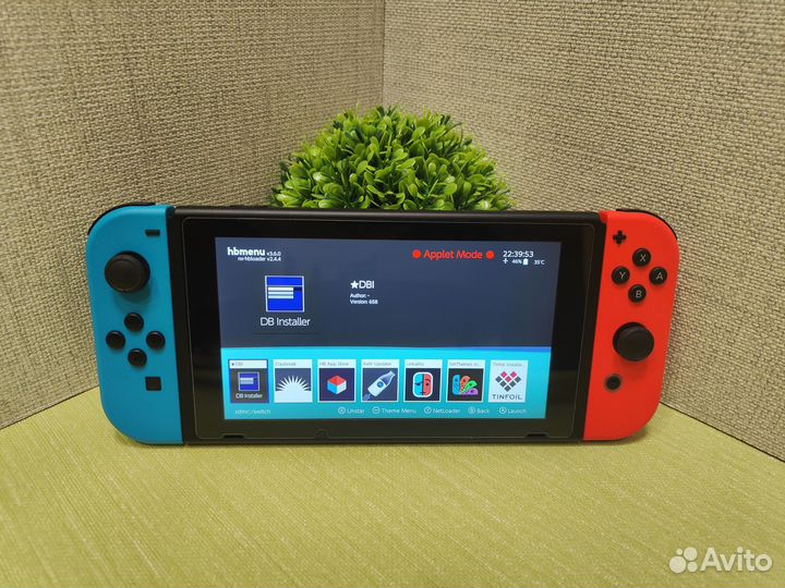 Прошитый Nintendo Switch rev.2 (чип PicoFly) 160gb