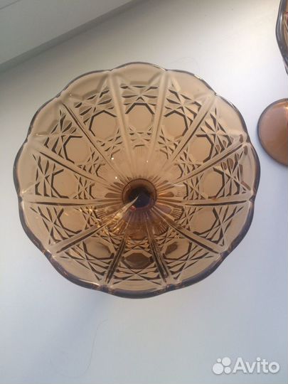 Конфетницы СССР стекло 60 годы, все целое, севантн