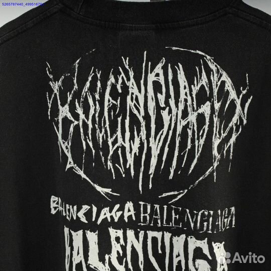 Лонгслив balenciaga DIY metal