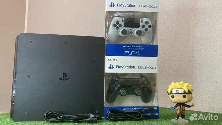 Sony playstation 4, 2 геймпада + игры