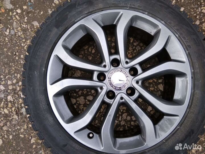 Мерседес C class W205 зима шипы