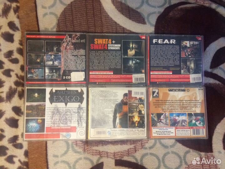Набор игровых дисков на пк
