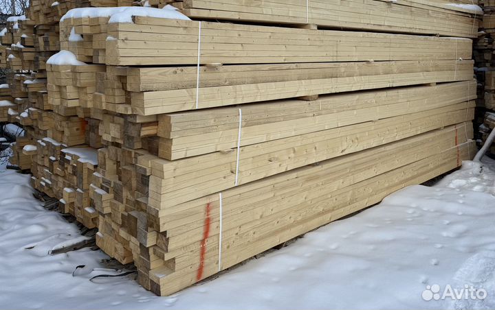 Доска обрезная 50х150х6000 ель