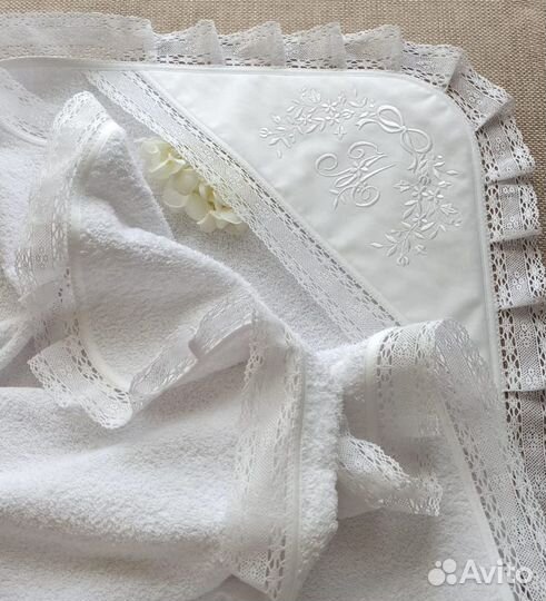 Крестильная пеленка махровая