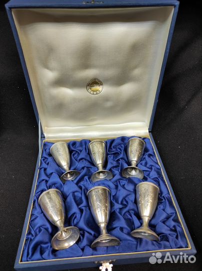 Серебряные рюмки Таллинская Юв. фабрика 1958 год