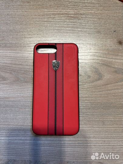 Чехол на iPhone 7 plus Ferrari