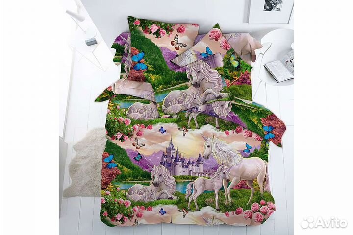 Постельное белье 1,5 сп