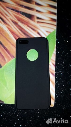 Чехол + стекло на айфон 5 s