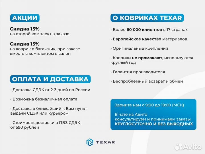 Коврик в багажник на Audi A1
