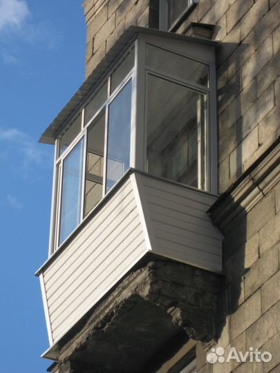 Остекление, обшивка, утепление балконов и лоджий